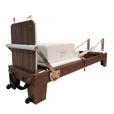 High Quality Black Walnut pilates reformer built for Commercial GYM pilates studios Training