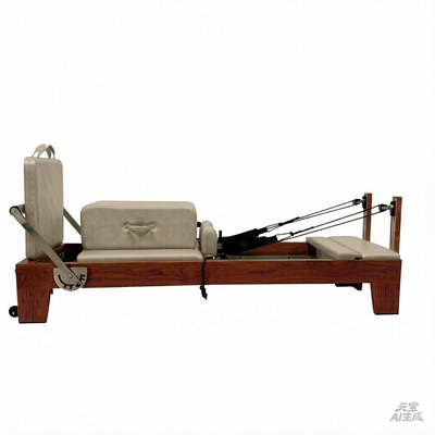 High stability Premium Walnut Pilates Reformer — Built for Professional Studio Use