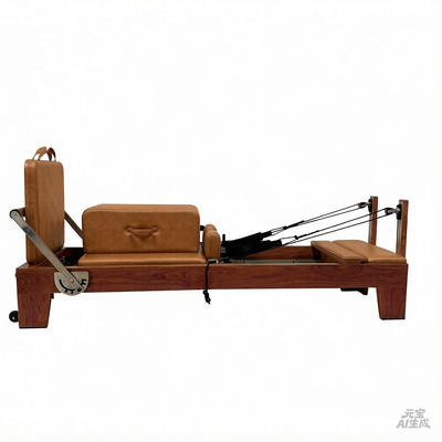 High stability Premium Walnut Pilates Reformer — Built for Professional Studio Use